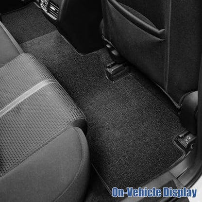 Carpet Floor Mats Fit for VW Tiguan 2018-2024, Custom Fit All Weather Anti-Slip Waterproof Floor Liners - 3pc