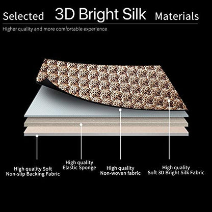 Breathable Universal Four Seasons Car Seat Covers，Luxury Car Seat Cushion ，Protectors for Front Seat Bottoms,Compatible with 95% Vehicles， Fit for Cars Truck SUV (Gold Beige,1PCS) - color: Gold Beige-1PCS