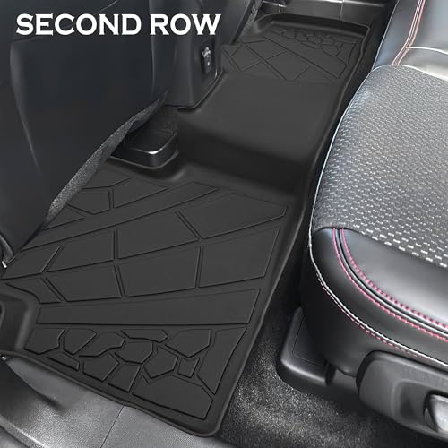 KARPAL Floor Mats for 2020-2025 2026 Ford Escape (NOT Fit Hybrid), Custom Fit TPE All Weather Ford Escape Accessories 1st & 2nd Row Floor Liner & Cargo Liner - style: 2020-2026 | For Ford Escape (NOT Hybrid) | 1st & 2nd Row & Cargo