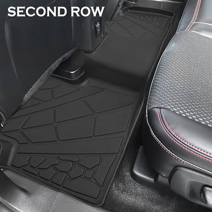 KARPAL Floor Mats for 2020-2025 2026 Ford Escape (NOT Fit Hybrid), Custom Fit TPE All Weather Ford Escape Accessories 1st & 2nd Row Floor Liner & Cargo Liner - style: 2020-2026 | For Ford Escape (NOT Hybrid) | 1st & 2nd Row & Cargo