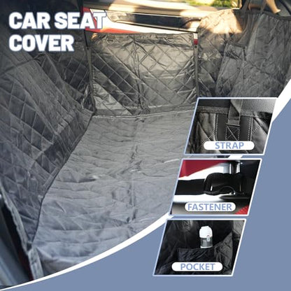 Dog Car Seat Cover for Pets Waterproof Seat Cover Hammock Scratch Proof Nonslip Back Seat Pet Bed Mat for Travel Durable Soft Back Seat Covers for Cars Trucks and SUVs (23.5 x 51 inch) - color: Hammock