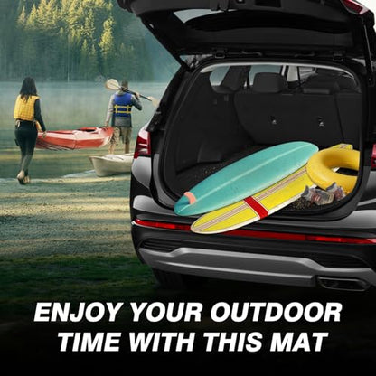 Powerty Trunk Mat for 2021 2022 2023 Hyundai Santa Fe 5 Seats Hybrid Accessories Cargo Mats TPE All Weather Cargo Liner Heavy-Duty Trunk Liners - size: Cargo Mat｜For｜21-23｜Hyundai Santa Fe 5 Seats
