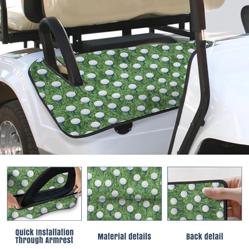 Golf Cart Seat Covers Golf Cart Seat Towel Blanket Group - color: Fresh Green Golf