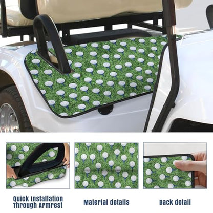 Golf Cart Seat Covers Golf Cart Seat Towel Blanket Group - color: Fresh Green Golf