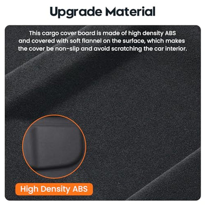 Powerty Cargo Cover for 2018-2024 Nissan Kicks Trunk Cover Cargo Cover Board Trunk Security Shield Shade for 2018-2024 Kicks Accessories - size: 3) Nissan Kicks | 2018-2024