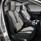 2007-2025 Car Seat Cover for Nissan Sentra, Black and Gray Car Seat Covers, Faux Leather, Full Set of 5 Seats, Waterproof, Anti-Slip, Suitable for All Seasons - color: Luxury_Black and Gray