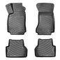RizLiner Audi A5 Sportback & S5 Sportback 2018-2025 (No Coupe or Cabriolet Models) Floor Mats 3D Custom Fit Rubber Car Mats Laser Measured Floor Liners All Weather Heavy Duty TPE (Front & Rear) - size: A5 & S5 Sportback 2018 - 2025