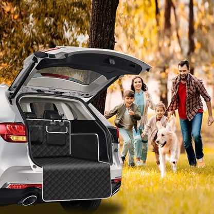 Car Cargo Liner for Dogs for Jeep Wrangler JL 2 or 4 Doors 2018-2024,Pet Cargo Mat Trunk Mat Dog Seat Mat Trunk Mat Protector Car Boot Cover Mat Pet Seat Cover Mat