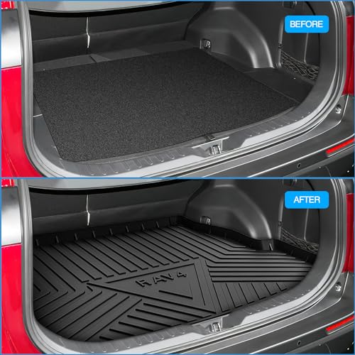 Nilight Cargo Mats for Toyota RAV4 2019 2020 2021 2022 2023 2024 2025,All Weather Protection Heavy Duty Cargo Liners - color: 2019-2025 Toyota RAV4|Cargo Mat