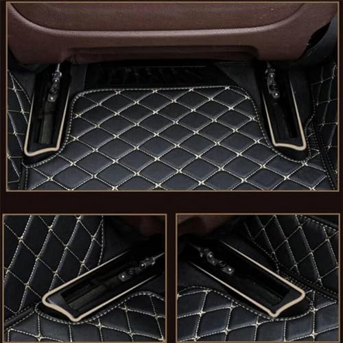 Customize Floor mats for car fit 99% Sedans SUV Sports,Custom Automotive Floor mat Fit Truck, All Weather Men Women Car Protection Pads Non-Slip auto Floor Liners (Black), RH2206UPR