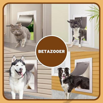 PAC11-11039 Dog Door Replacement Flap | Heavy-Duty PVC Material | 16 7/8" x 10 1/8" L Size, BPA-Free & Weatherproof - size: Large