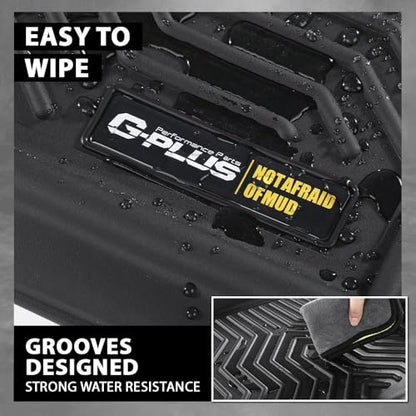 G-PLUS Floor Mats Compatible with Honda Civic 2016-2021 Coupe/Sedan/Fit Civic Hatchback 2017-2021/Fit 16-21 Honda Insight TPE All Weather Full Cover Protection 3 Piece,Black - size: 16-21|Fit Honda Civic & Insight|3PCS