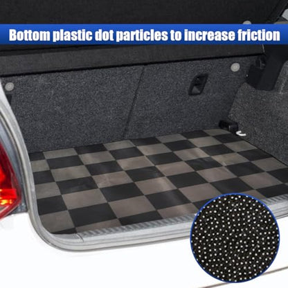 Car Trunk Cargo Liner, 38"×29" Scratch-Resistant Car Floor Mat, Washable Auto Trunk Protective Mat, Fashionable Vehicle Interior Decoration Accessories for SUVs, Trucks (Style2)