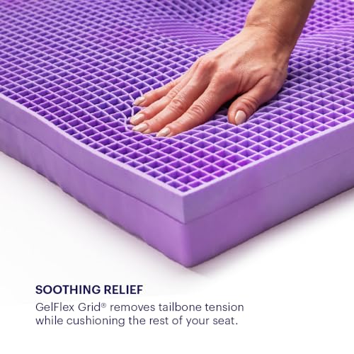 Purple Ultimate Seat Cushion | Pressure Reducing Grid Designed for Ultimate Comfort | Designed for Gaming | Made in The USA - size: Ultimate