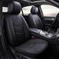 Seat Covers Full Set, Black Seat Covers for Cars 5 Seats, Car Seat Protector, Waterproof Faux Leather Car Seat Cushion, Front and Rear Car Seat Cover Fit for Most Sedans SUV Pick-up Truck (003 Black) - color: 003-Black