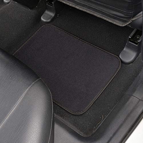 Motor Trend Premium Inter-Lock Backing Carpet Car Floor Mats - Front & Rear, Thick & Durable Auto Protection, Fits Most Cars Truck SUV Coupe Sedan - color: Charcoal