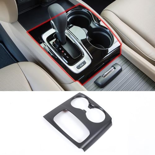 Gear Shift Panel Cover Trim for Honda Pilot 2016-2020/ Honda Ridgeline 2017-2019, ABS Automotive Center Consoles Cup Holder Cover Protector Accessories (Matte Black) - color: Matte Black