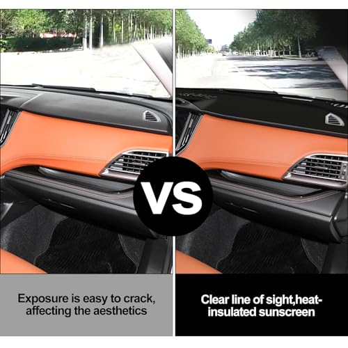 Dashboard Cover Mat for Subaru 2020 2021 2022 2023 2024 2025 Outback Accessories Black Flannel Material Anti-Slip Dash Cover Mat Sunshade Glare UV Rays Protector - size: for Subaru 2020-2025 Outback