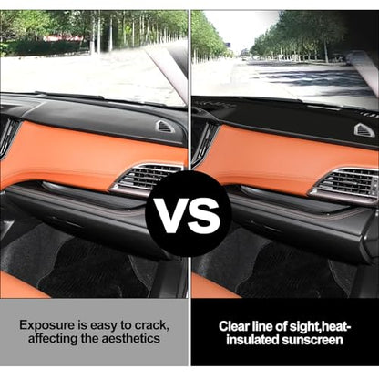 Dashboard Cover Mat for Subaru 2020 2021 2022 2023 2024 2025 Outback Accessories Black Flannel Material Anti-Slip Dash Cover Mat Sunshade Glare UV Rays Protector - size: for Subaru 2020-2025 Outback