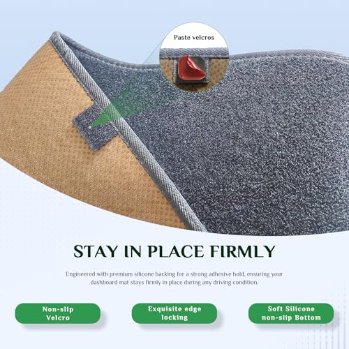 Dash Cover, Anti-Glare, Sun Protection, Dustproof, UV-Proof, Dashboard Covers, Interior Car Accessorie Fit for 1998-2005 Ch-Evy Blazer, 98-04 S10 / 1998-2001 GM-C Jimmy, 98-04 Sonoma, Grey - color: Grey, size: Fit for 1998-2005 Ch-evy Blazer