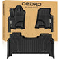 OEDRO Floor Mats Fit for 2025 2026 RAM 1500 Crew Cab (with Rear Under-Seat Factory Storage Bucket Seat), TPE Custom Fit All Weather Floor Liners for RAM 1500 Accessories, 1st and 2nd Row, Black - style: 2025-2026 Ram 1500 Crew Cab