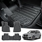 Floor Mats for 2018-2024 BMW X3 / 2019-2024 BMW X4, Custom Fit for X3 X4 Accessories, 3D TPE All Weather Car Mats Heavy-Duty Floor Liners (Fit All Models) - size: 1)BMW X3｜18-24 /BMW X4｜19-24 ｜1st & 2nd Row
