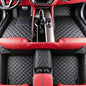 Custom Personalized Floor Mats for 99% of Sedan, Trucks SUV, Luxury Full Coverage All Weather Anti-Slip Car Mat Set (Black) - color: Black A