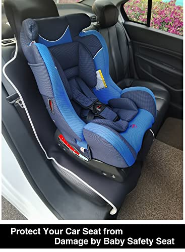 Waterproof Neoprene Car Seat Cover, Sweatproof Non-Slip Seat Protector, Universal Fit for Front Bucket or Rear Bench Seat of Cars, SUVs, Vans, Trucks, Compatible with Airbags and Armrests - color: Black