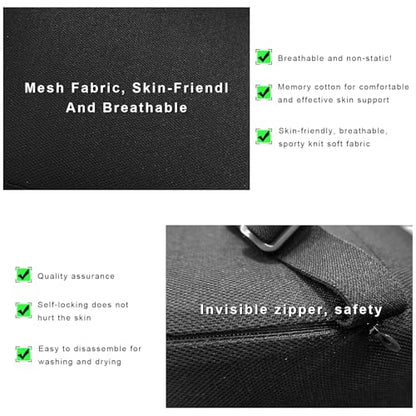 Car Center Console Cover, 12.2"×6.3"×3.9" Soft Comfortable Memory Foam Armrest Cushion Pad, Universal Arm Rest Seat Box Pillow Protector for Most Vehicles, Car Accessories
