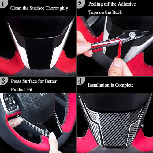 Red Style ABS Car Gear Shift Knob Cover Trim Shifter Lever Handle Protective Sticker Compatible with Hyundai Elantra 2021-2025 CN7 Accessories
