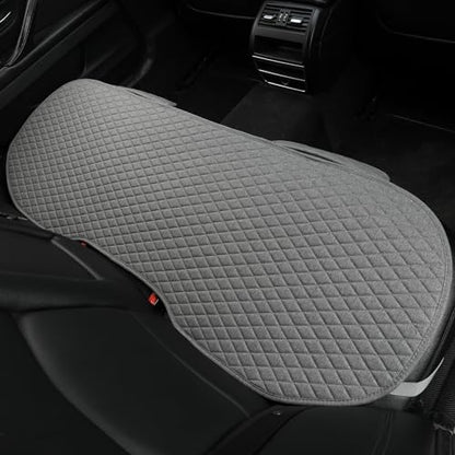 West Llama Linen Car Seat Covers,Bottom Seat Covers for Cars Include 1 Rear Bench Cover Universal Fits 90% Vehicles,SUVs,Cars,Sedans,Gray - color: C-Gray, size: 1 Rear Bench Seat Cover
