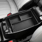 Center Console Organizer Compatible with Ford Escape 2020-2026/Bronco Sport 2021-2025 Accessories, Insert Armrest Box Secondary Storage Tray Black ABS Materials (Not for U725 2-Door)