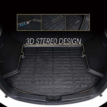 KELCSEECS Floor Mats & Cargo Liner Custom for 2016 2017 2018 2019 2020 2021 2022 Honda HR-V (FWD Model) Car Mats Cargo Mat Trunk Mat Honda HRV All Weather Floor Mats Trunk Liner Accessories - style: 6)For 2016-2022 Honda HR-V FWD Full Set