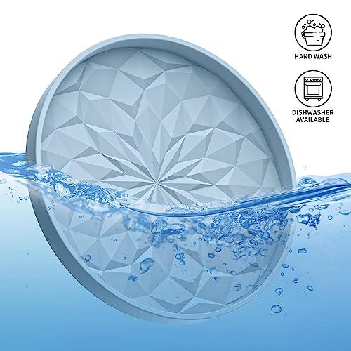 Car Coasters for Cup Holders [4 Pack] - 2.75In Silicone Auto Mug Mats - Universal Non-Slip Recessed Car Interior AccessoriesEther - color: 4 Pack-ether