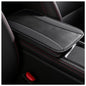 IHOTDER Stylish Car Center Console Cover,PU Leather Car Armrest Cover Prevent Scratches on Center Console,Universal Car Armrest Cushion Car Accessories Interior for Car SUV Truck (Black) - color: Black