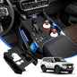 Silicone Center Console Gear Shift Panel Cover for 2024-2026 Toyota Land Cruiser 250 Prado LC250, Silicone Storage Box and Cup Holder Insert Tray, No Affect Wireless Charging(Not for 1958) - size: Land Cruiser 250 2024-2026