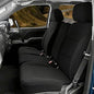 Seat Covers for Chevy Silverado & GMC Sierra 1500 2014 2015 2016 2017 2018 Front Foam Padded Heavy-Duty Automotive Seat Cover Set - Black - size: 14-18 Front