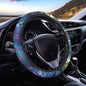 AFPANQZ Auto Steering Wheel Covers Comfort Anti-Slip Safety Stretch-on 14-15 inch, Colorful Snake Skin Easy Fix Machine Washable Steering Wheel Protection - color: Colorful Snake Skin