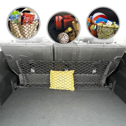 Trunk Envelope Style Mesh Cargo Net for Subaru Forester (SK) 2019-2026 - Premium Trunk Organizer and Storage - Luggage Net for SUV - Best Car Organizer for Subaru Forester