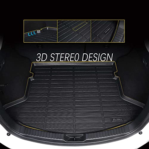 KELCSEECS® Floor Mats & Cargo Liner Custom for Acura RDX 2026 2025 2024 2023 2022 2021 2020 2019,All Weather Protection TPE Floor Liners Front& Rear Row Full Set Acura RDX Accessories Black - style: 7) For 2019-2026 RDX Full Set