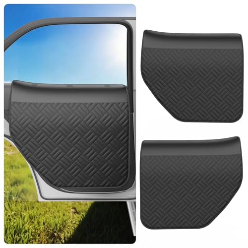 Car Door Protector for Dogs - Heavy Duty Thick Oxford Covers for Car Back Door Protect for Pet Scratching(M) - size: M