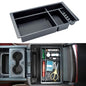 Compatible with (2014 2015 2016 2017 2018) Chevy Silverado/GMC Sierra， (2015-2020) Chevy Suburban/Tahoe/GMC Yukon Center Console Organizer Tray Accessories - Full Console w/Bucket Seats ONLY