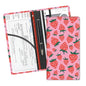 Leather Car Registration and Insurance Card Holder, Cute Car Accessories Vehicle Glove Box Car Organizer for Documents, Cards, License Pink Red Cute Strawberry - color: Pink Red Cute Strawberry