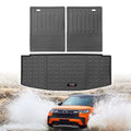 Custom for 2020-2025 2026 Ford Explorer Cargo Mats Trunk Liner and 3rd Rear Seat Backrest Mat All Weather TPE Protection Mat Accessories (for 2020-2026 Ford Explorer)