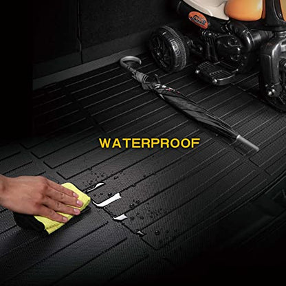 Wailtnb-All Weather Cargo Liner for Cadillac XT5 2017-2025 2026 Custom Fit Car Trunk Mat Waterproof Easy to Clean Cargo Mat Accessories Black - style: 3|For XT5|2017-2026|Cargo Mat
