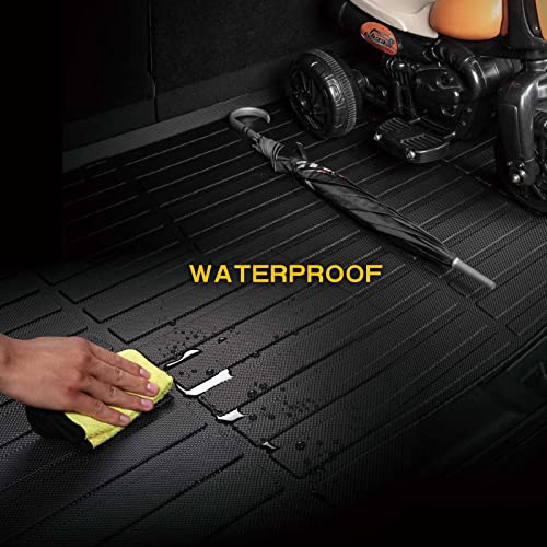 Wailtnb-All Weather Cargo Liner for Hyundai Tucson 2022-2026 (Gas Only) Custom Fit Car Trunk Mat, Waterproof Easy to Clean Cargo Mat Accessories Black - style: 22|For Tucson|2022-2026|Cargo mat