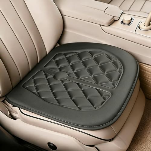 Big Ant Memory Foam Car Seat Cushion for Driver - Heightening Seat Pad for Short Drivers, Relieves Pressure for Long Drives - Non-Slip Car Booster Cushion for Office, Truck, Wheelchair - color: Black