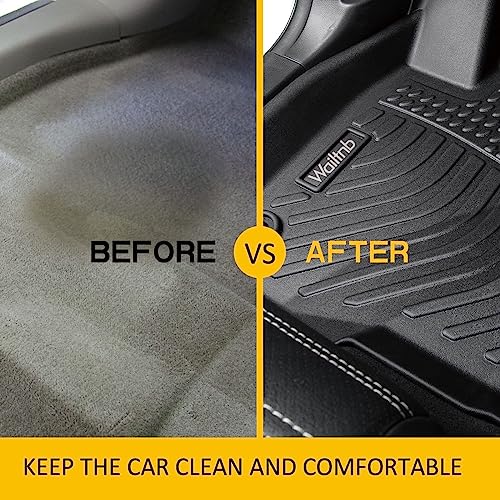 All Weather Floor Mats Custom for Chevrolet Bolt EV 2017-2023 Protection TPE Rubber Waterproof Non-Slip Durable Floor Liners Fits Front& 2nd Row Chevy Bolt EV Full Set Black Accessories - style: 14)For Chevrolet Bolt EV 2017-2024 Mat