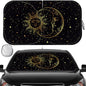 Windshield Sun Shade - Car Sun Shade Windshield, Reflector Sunshade Offers Ultimate Protection for Car Interior (57x31.5 inches) - color: Golden