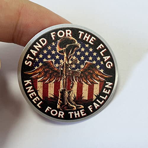 Gear Shift Switch Knob Cover Aluminium Dial Shifter Trim Plate for Dodge Ram 1500/2500 Battlefield Cross Stand for The Flag Kneel for The Fallen Patriotic